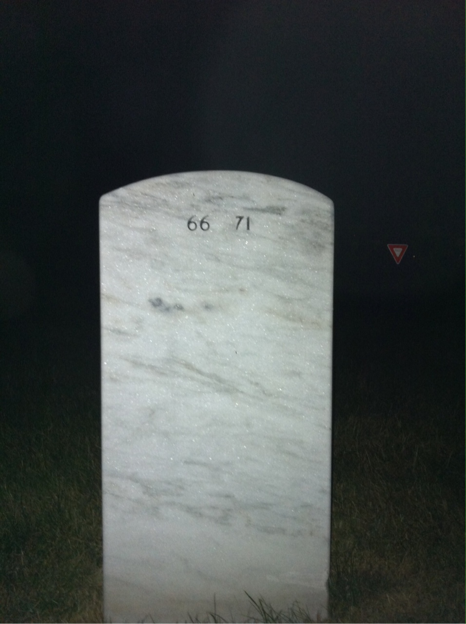 Back of headstone — James Ferguson