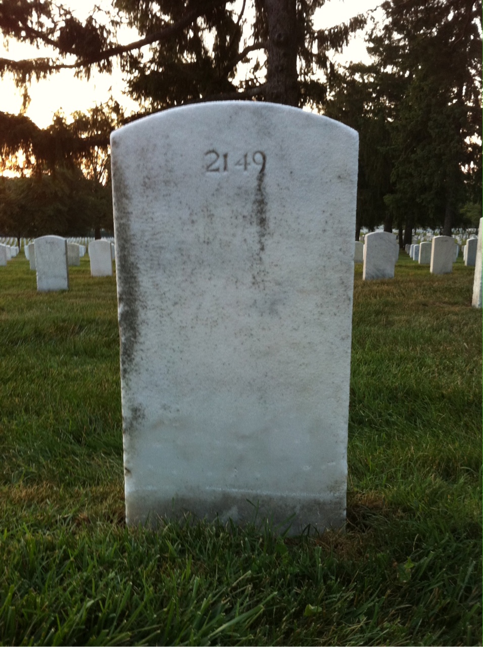 Back of headstone — Beatrice Morrow