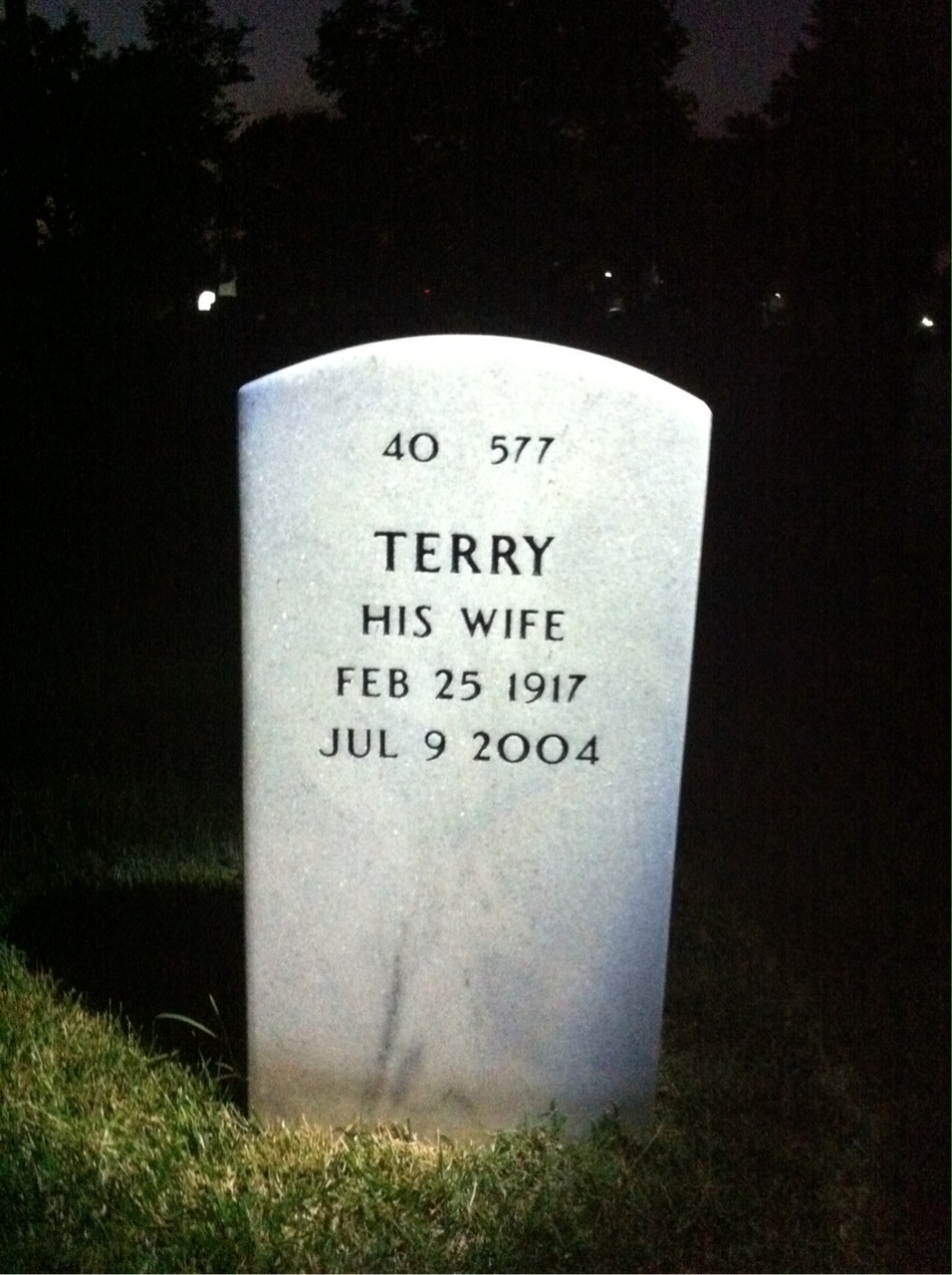 Back of headstone — Herman Gurin
