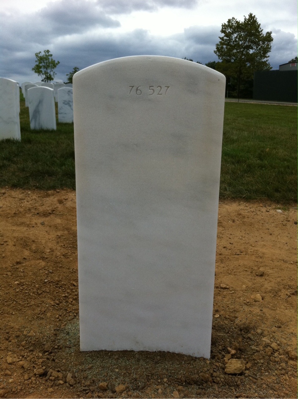 Back of headstone — Thomas G Sheehan