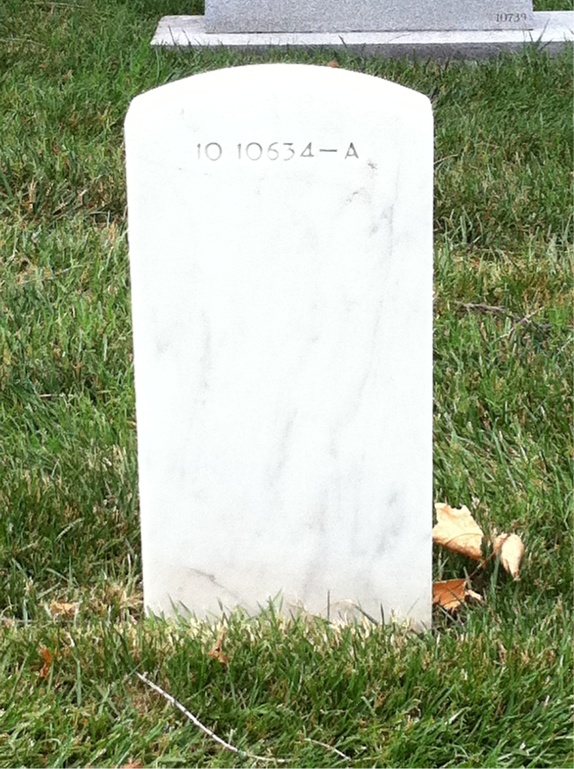 Back of headstone — Rose Moorshead