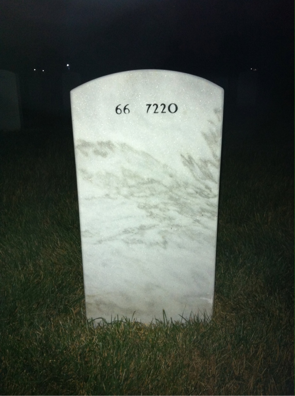Back of headstone — Richard Hatch