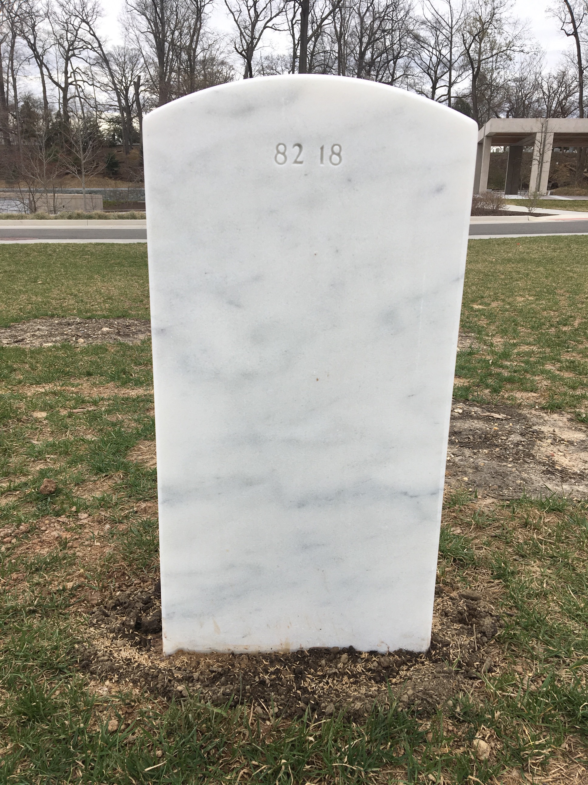 Back of headstone — George Morton