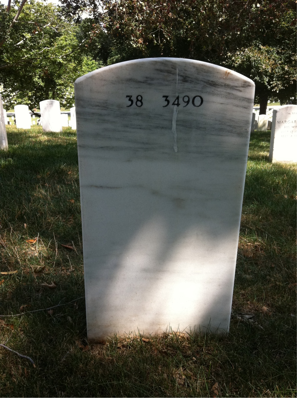 Back of headstone — Dorothy Browne