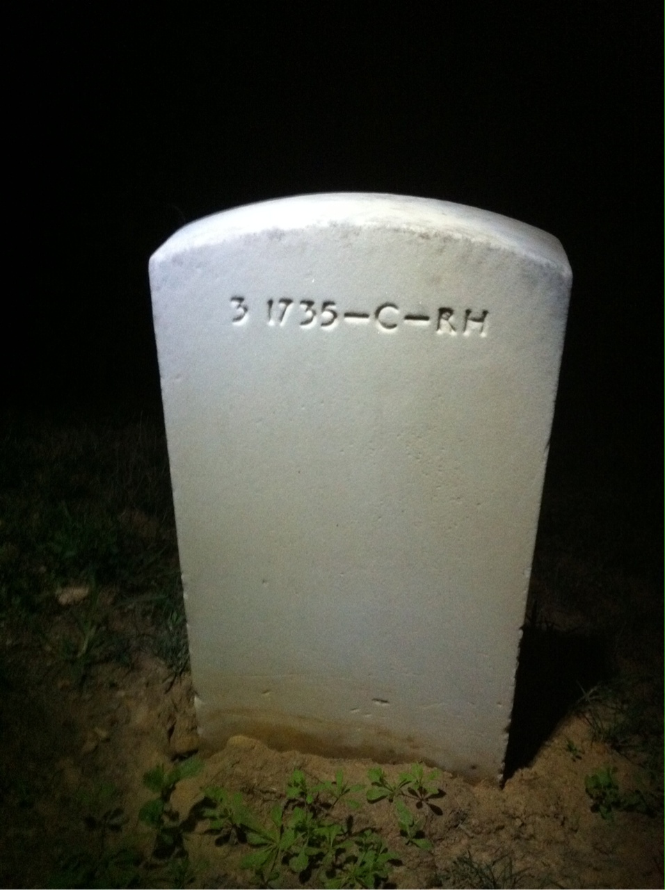 Back of headstone — Fay Brabson