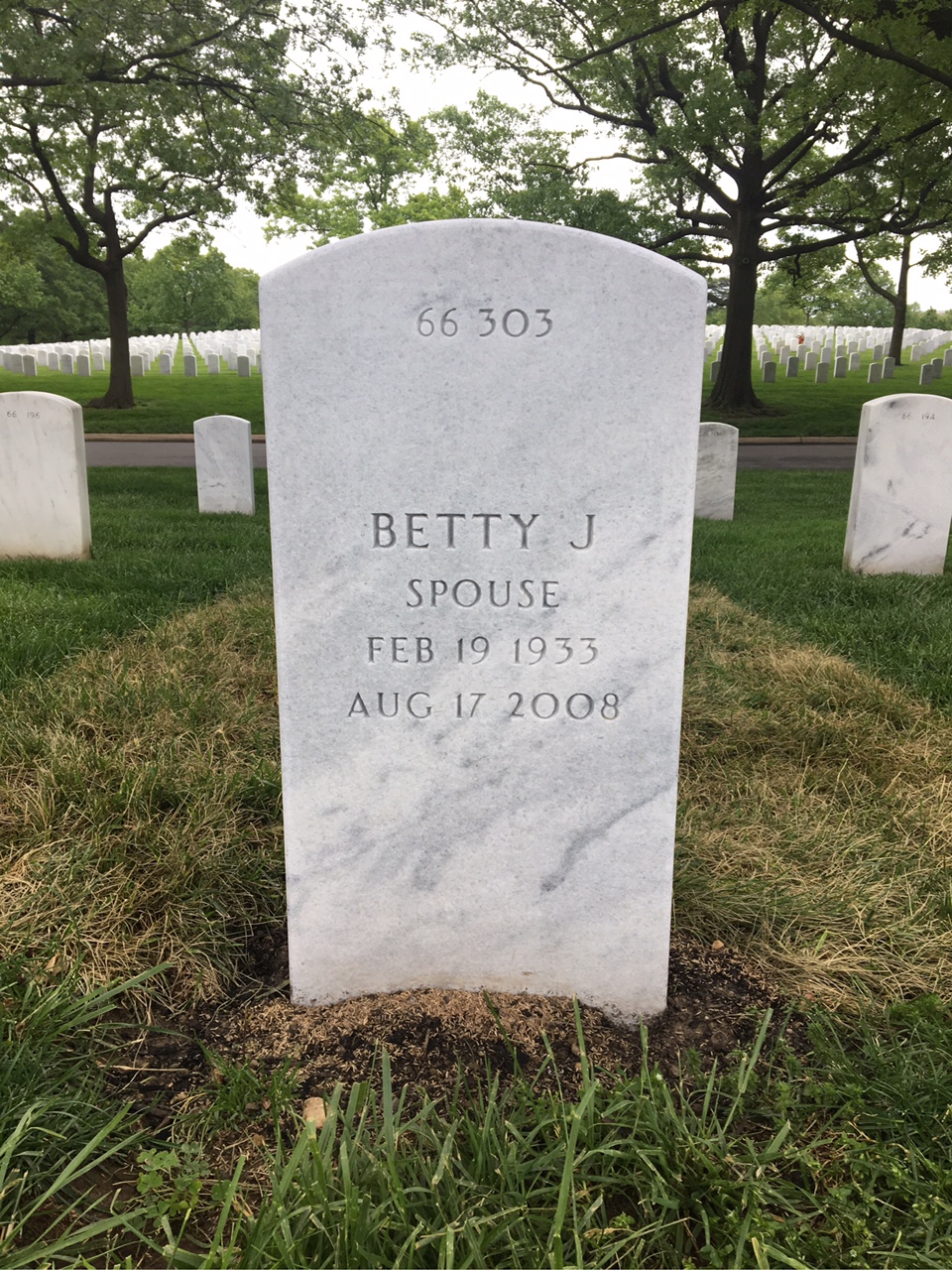 Back of headstone — Norman Richards