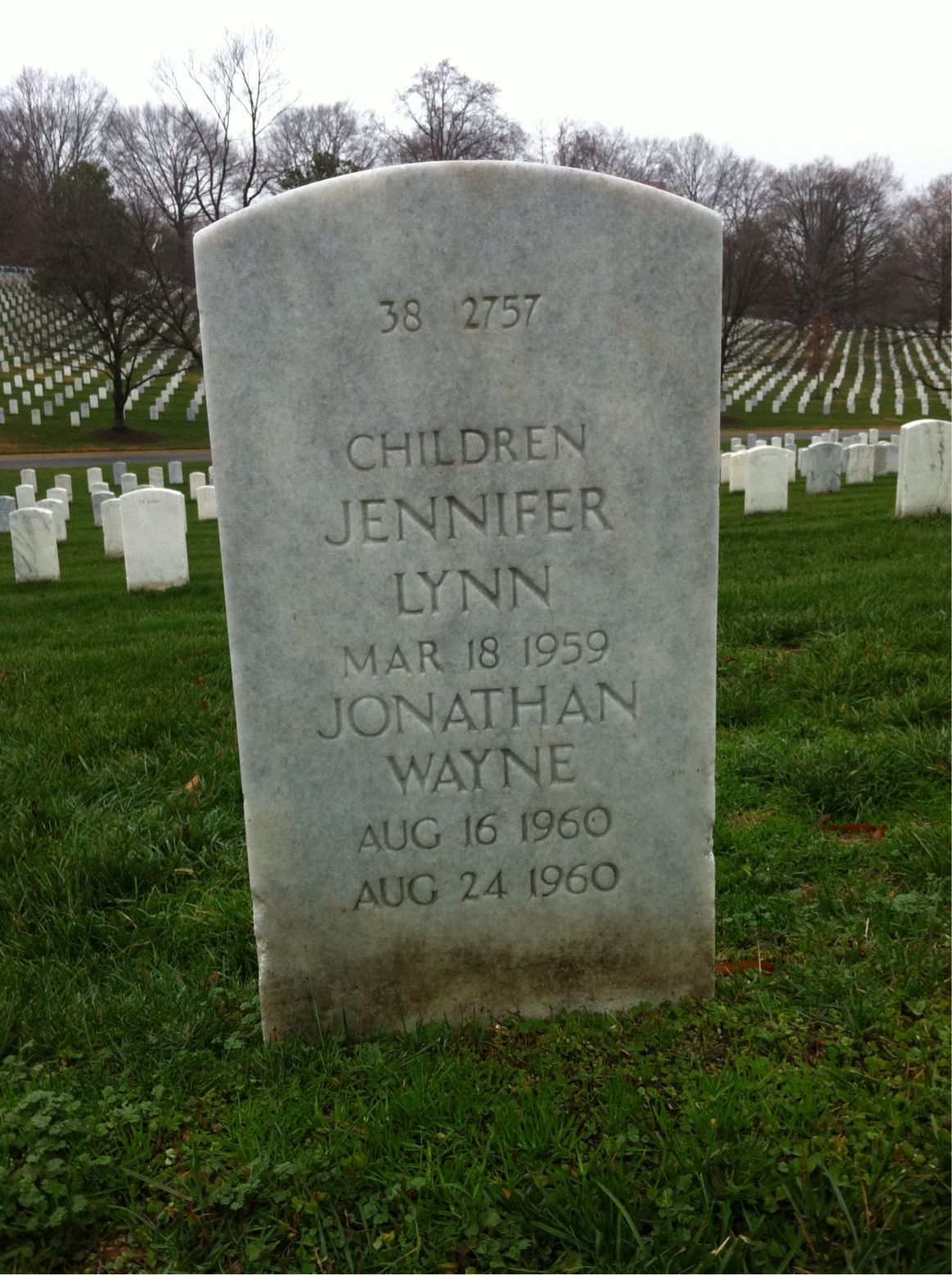 Back of headstone — John Paulson