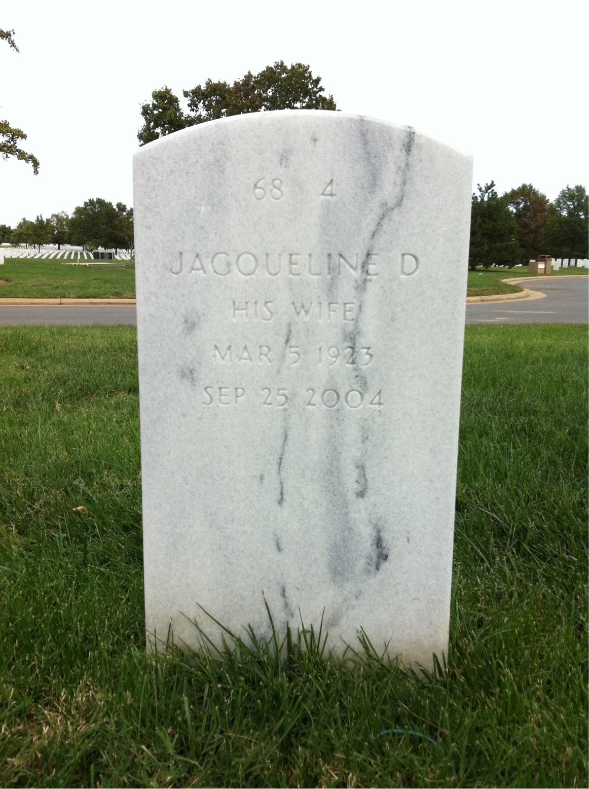 Back of headstone — Calvin Price