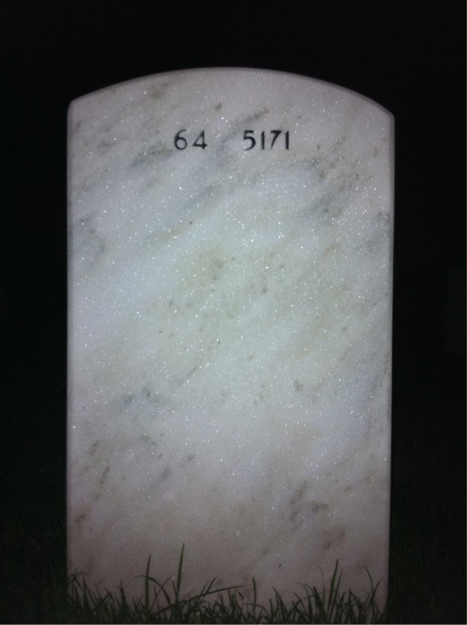 Back of headstone — Dolores Demblowski