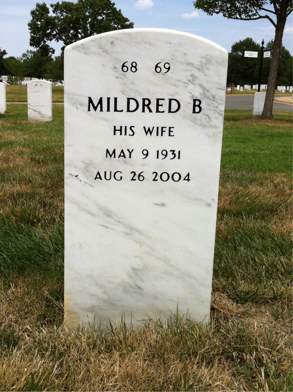 Back of headstone — John Christmas