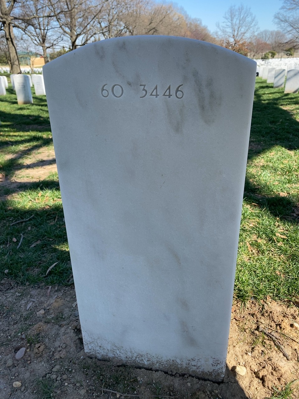 Back of headstone — Ryan Andrew Dekorte