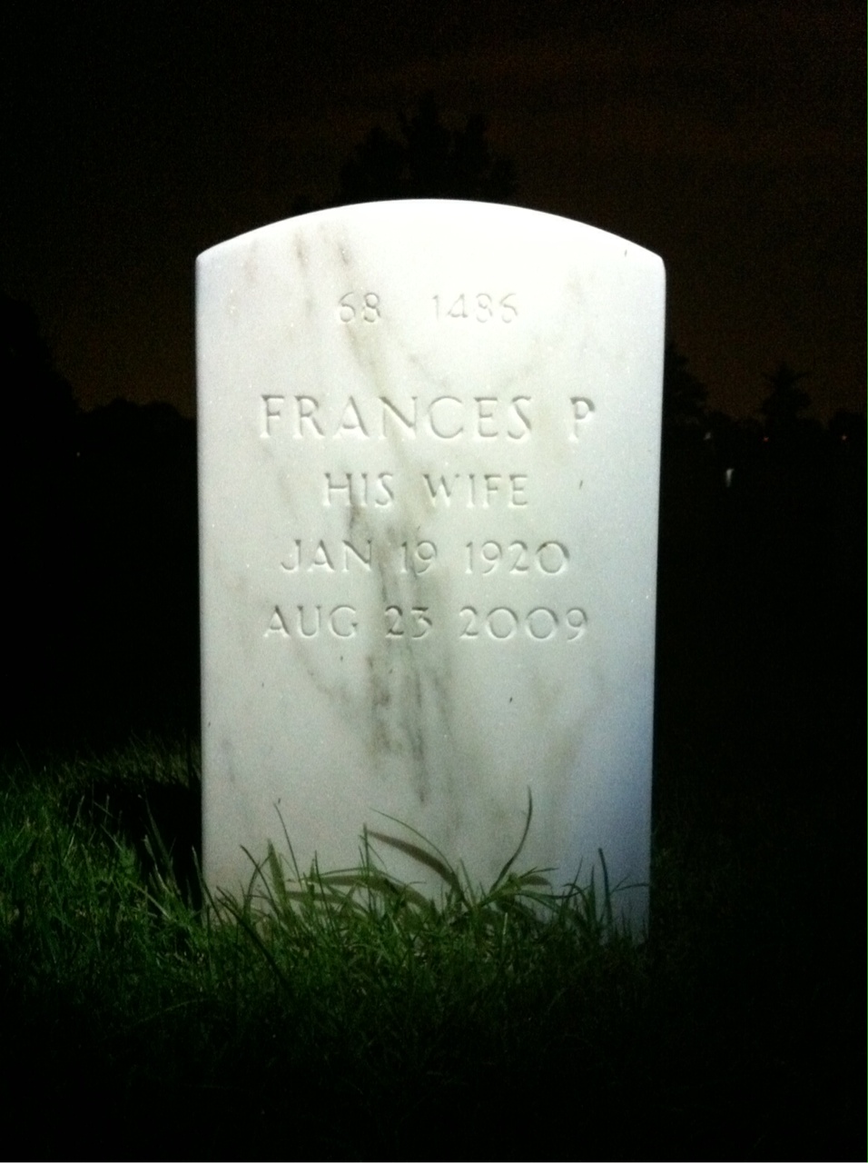 Back of headstone — Henry Royalty