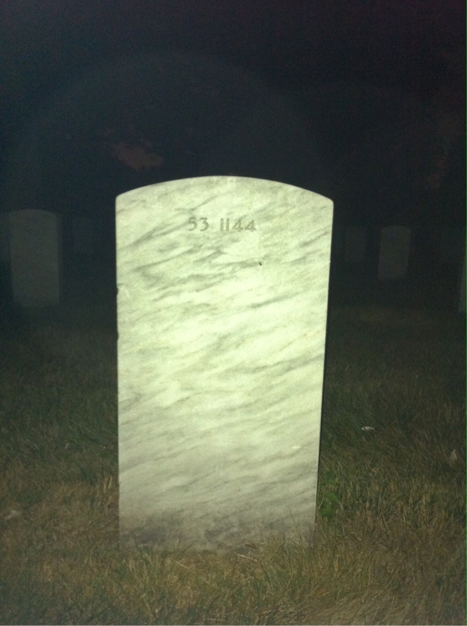 Back of headstone — Paul Cox