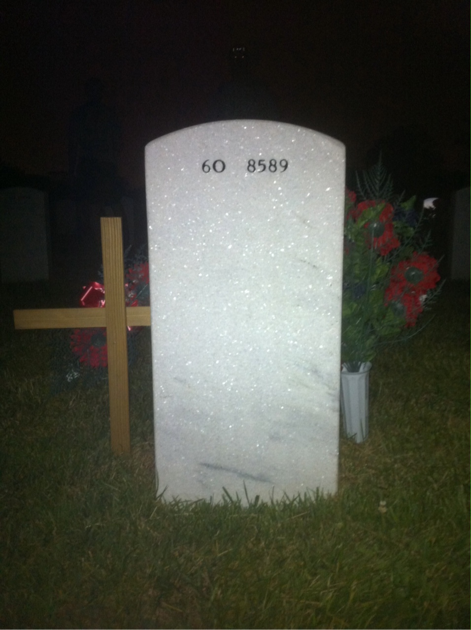 Back of headstone — Sean O'Connor