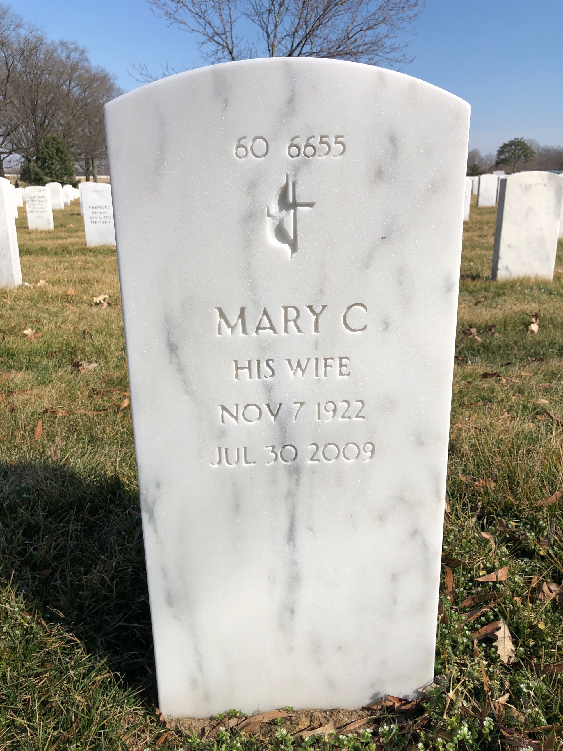Back of headstone — Angus Rutledge