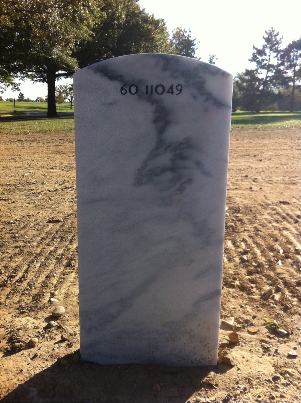 Back of headstone — William John Naldrett