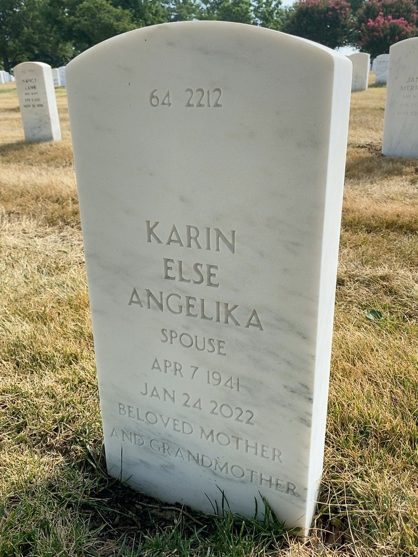 Back of headstone — Robert Swartz