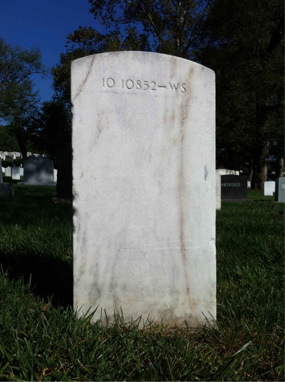 Back of headstone — Edna Botsford