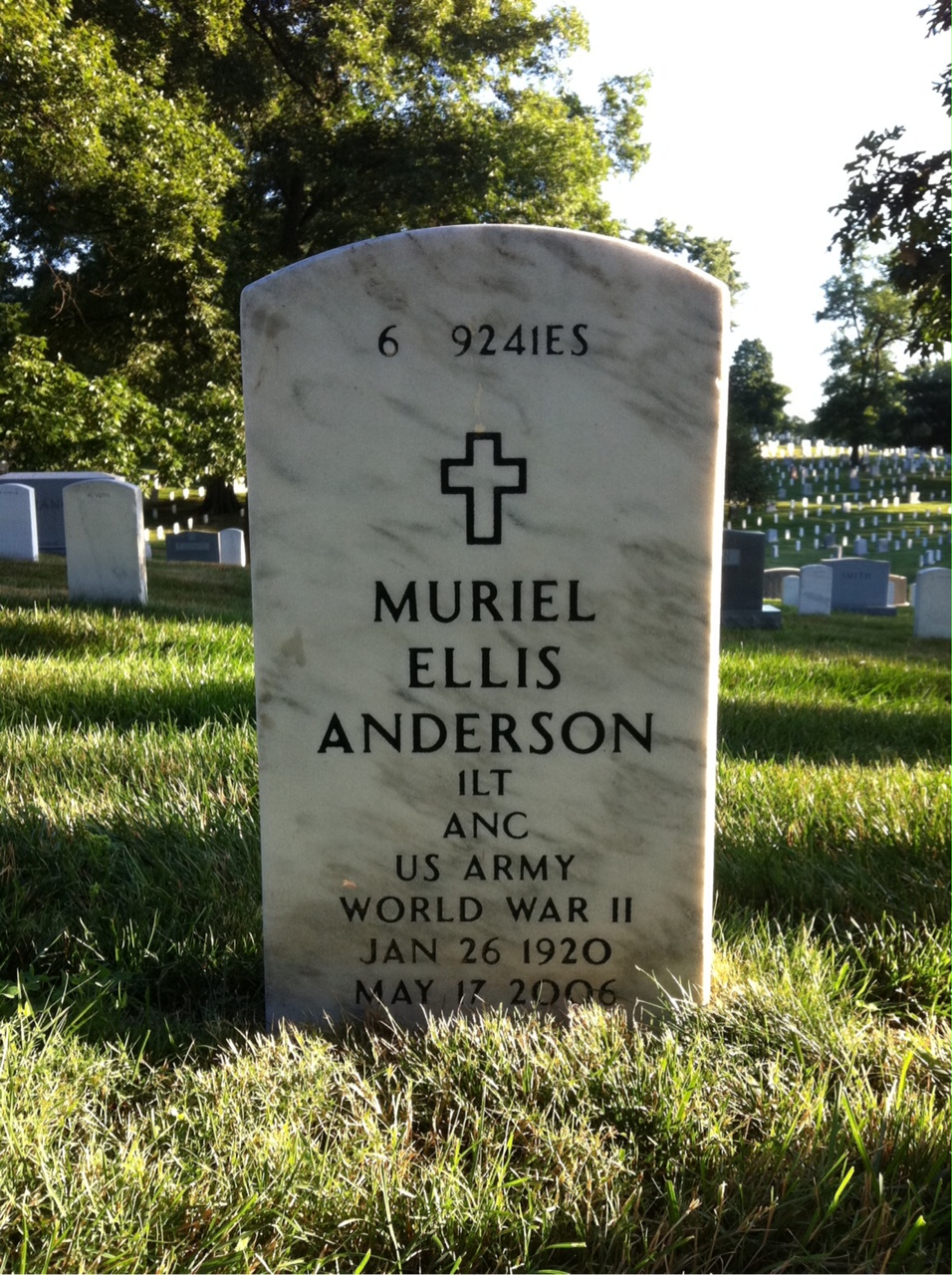 Back of headstone — Clark Ellis