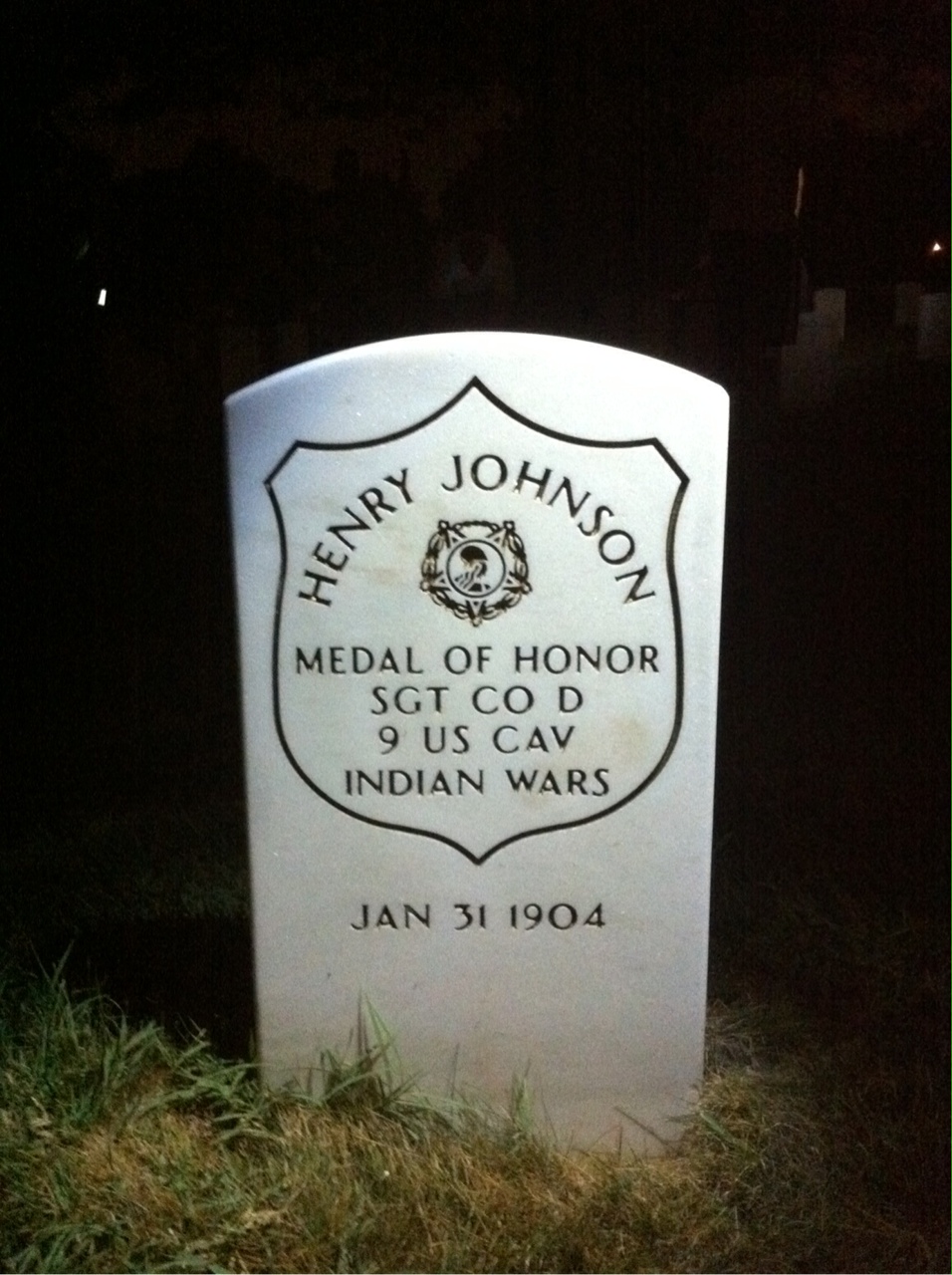Headstone of Henry Johnson