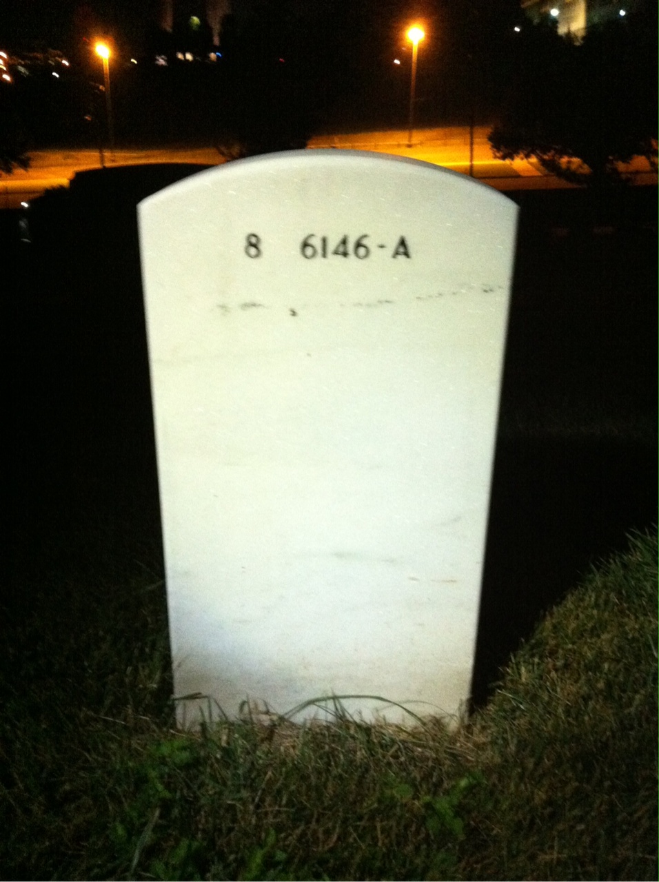 Back of headstone — Lynn Wood