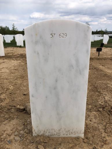 Back of headstone — William Blanchard Durand