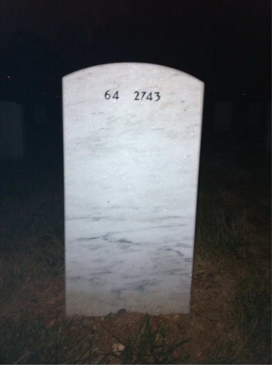 Back of headstone — Stuart Nelson