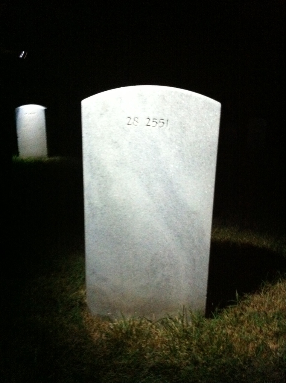Back of headstone — Margaret Ballew