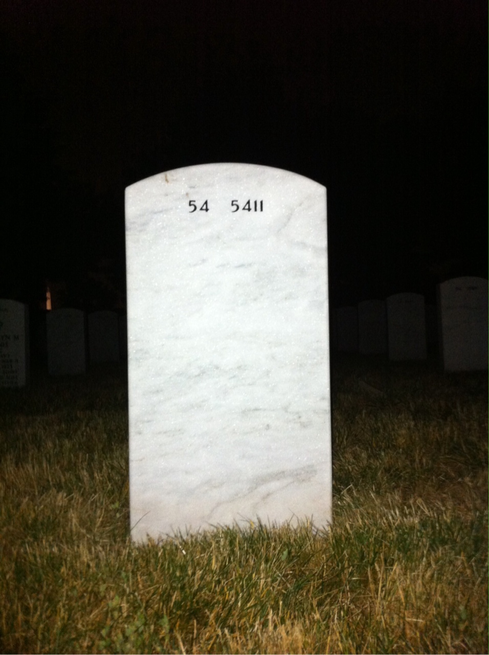 Back of headstone — Charles Shrout