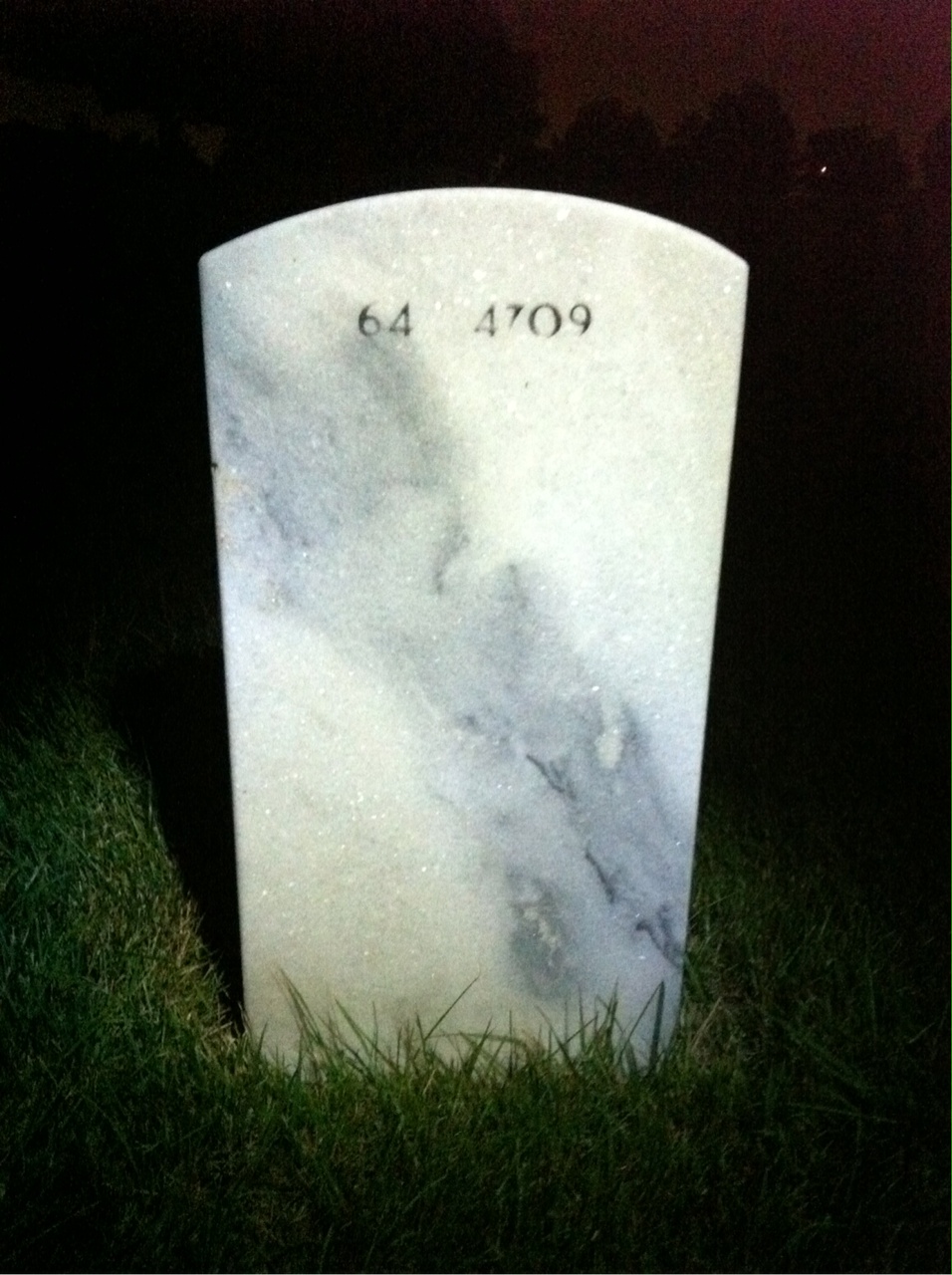 Back of headstone — Wayne Hakes