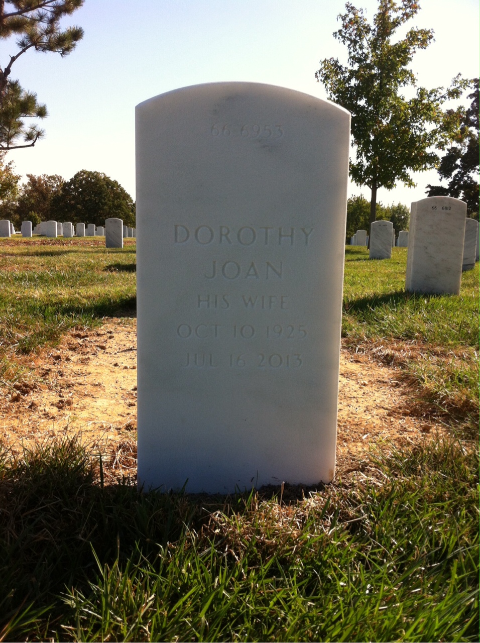 Back of headstone — Roger Koch