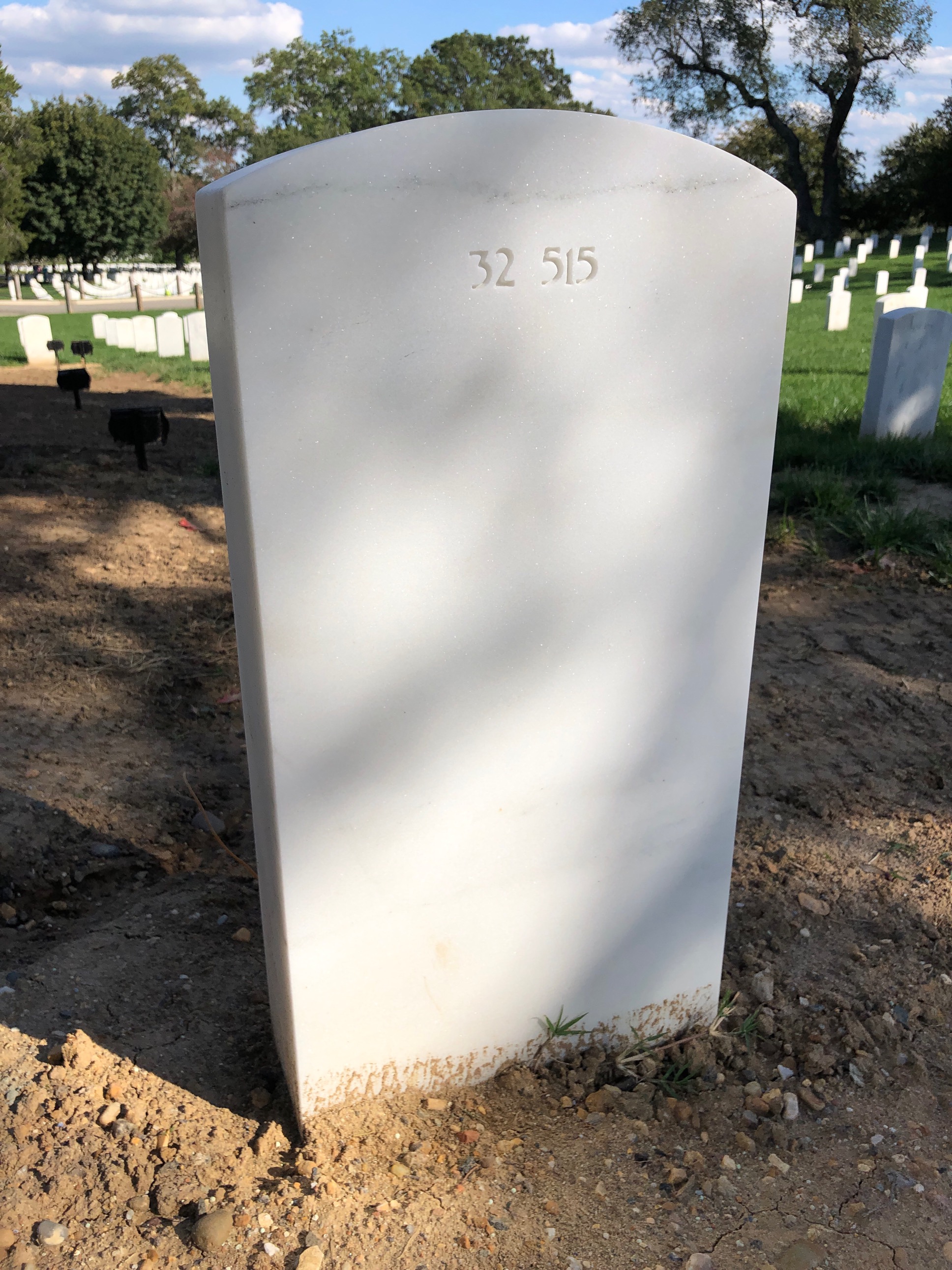 Back of headstone — Donald Bailey