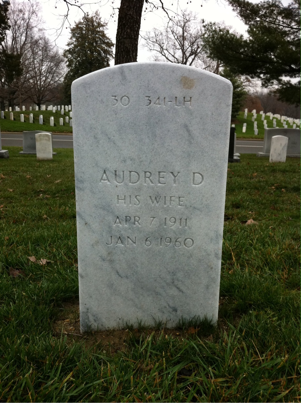 Back of headstone — Philip Bauer