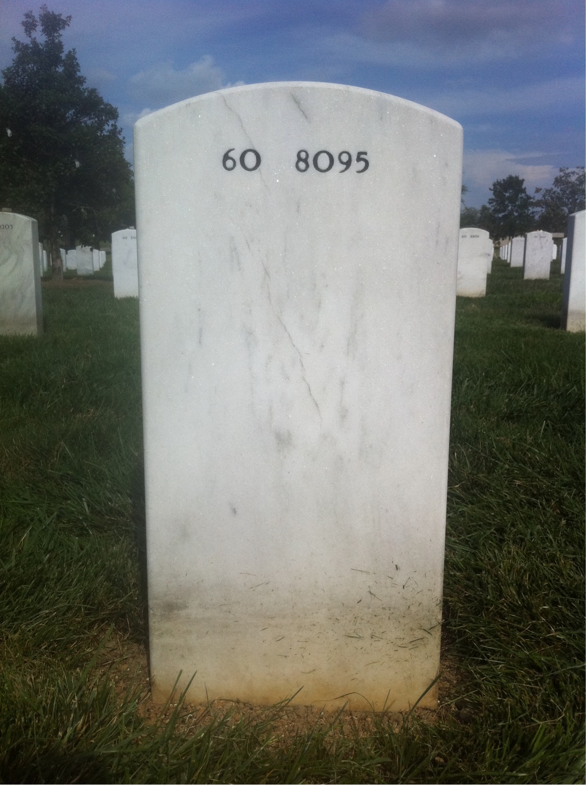 Back of headstone — Jason Redifer