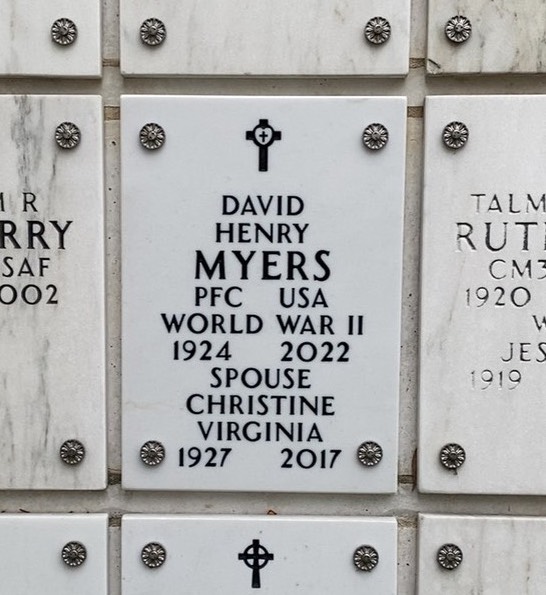 David P Myers