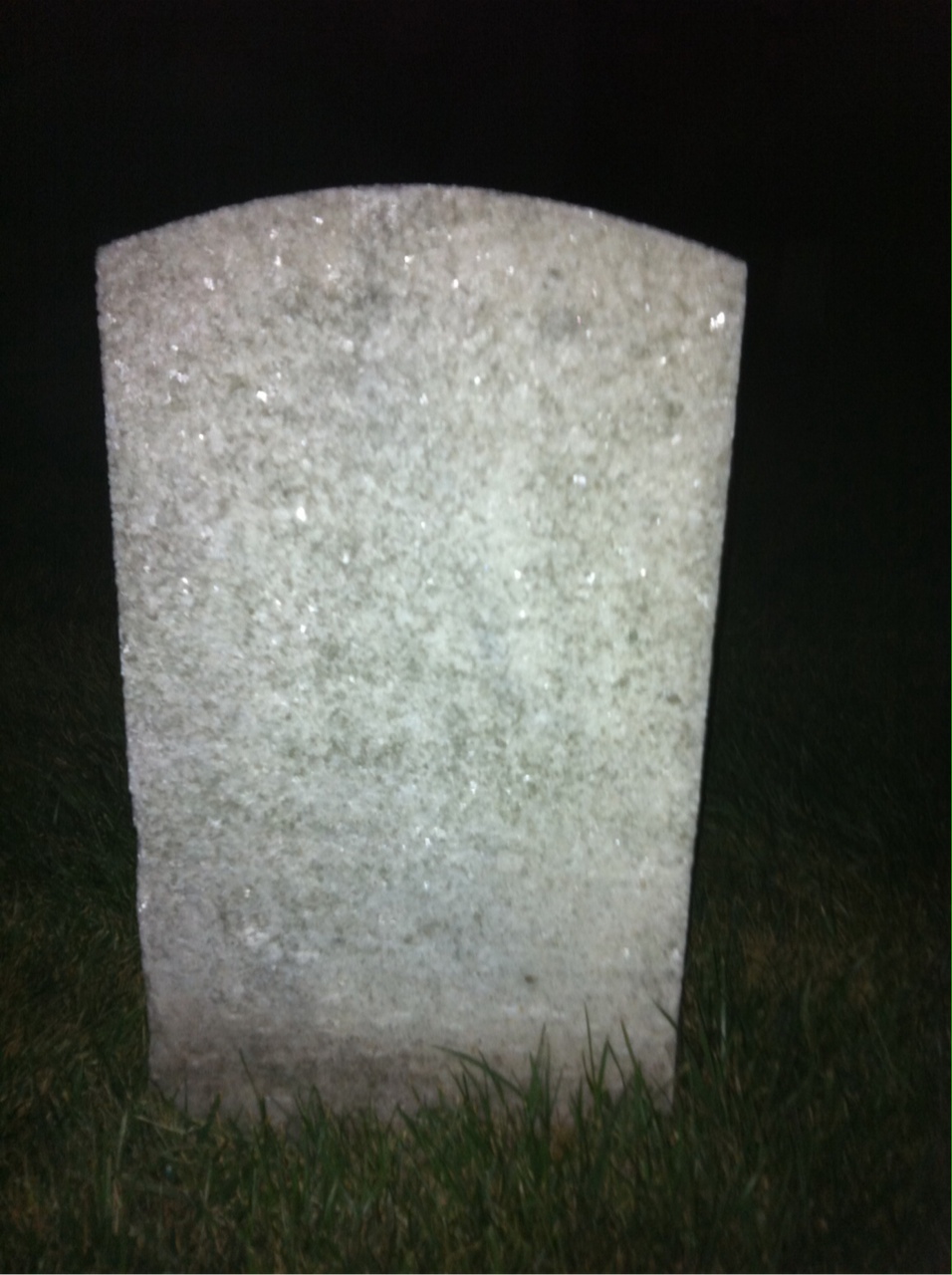 Back of headstone — William Mustart