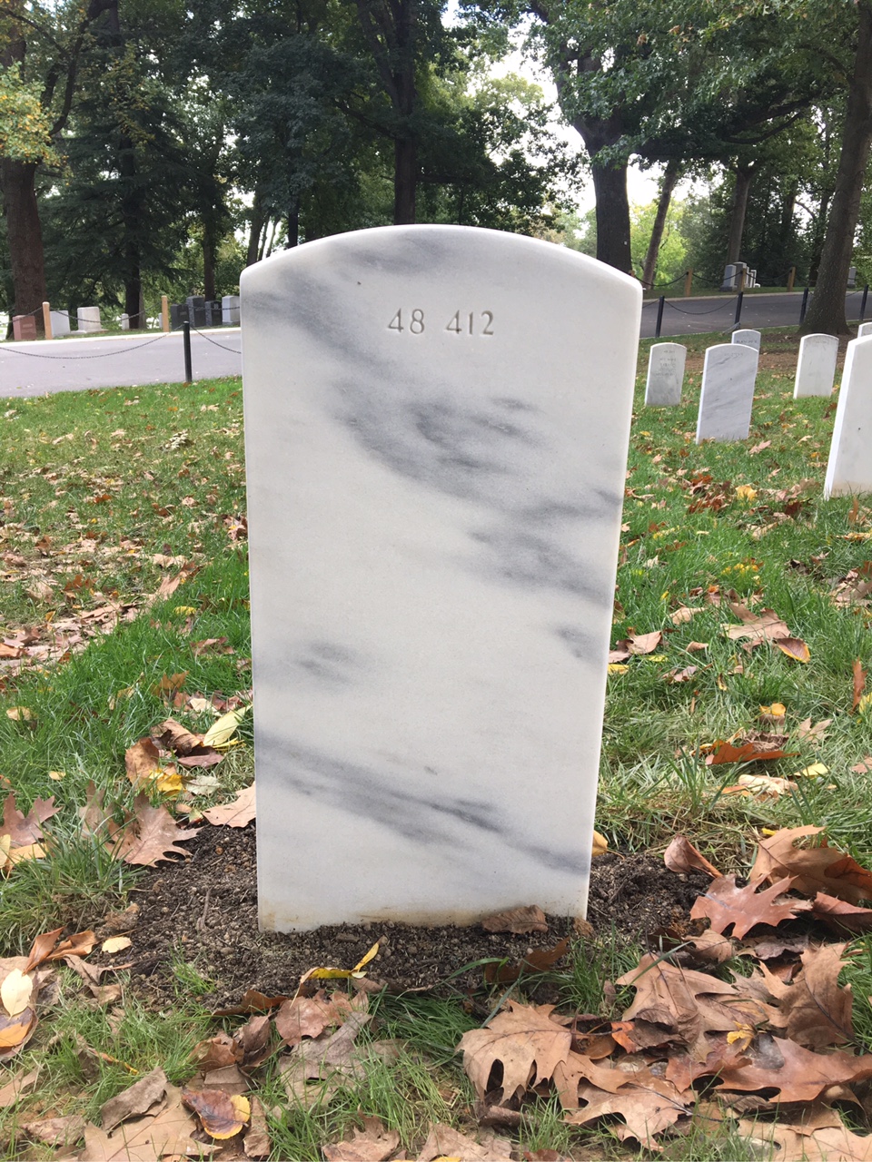 Back of headstone — Margaret Bair