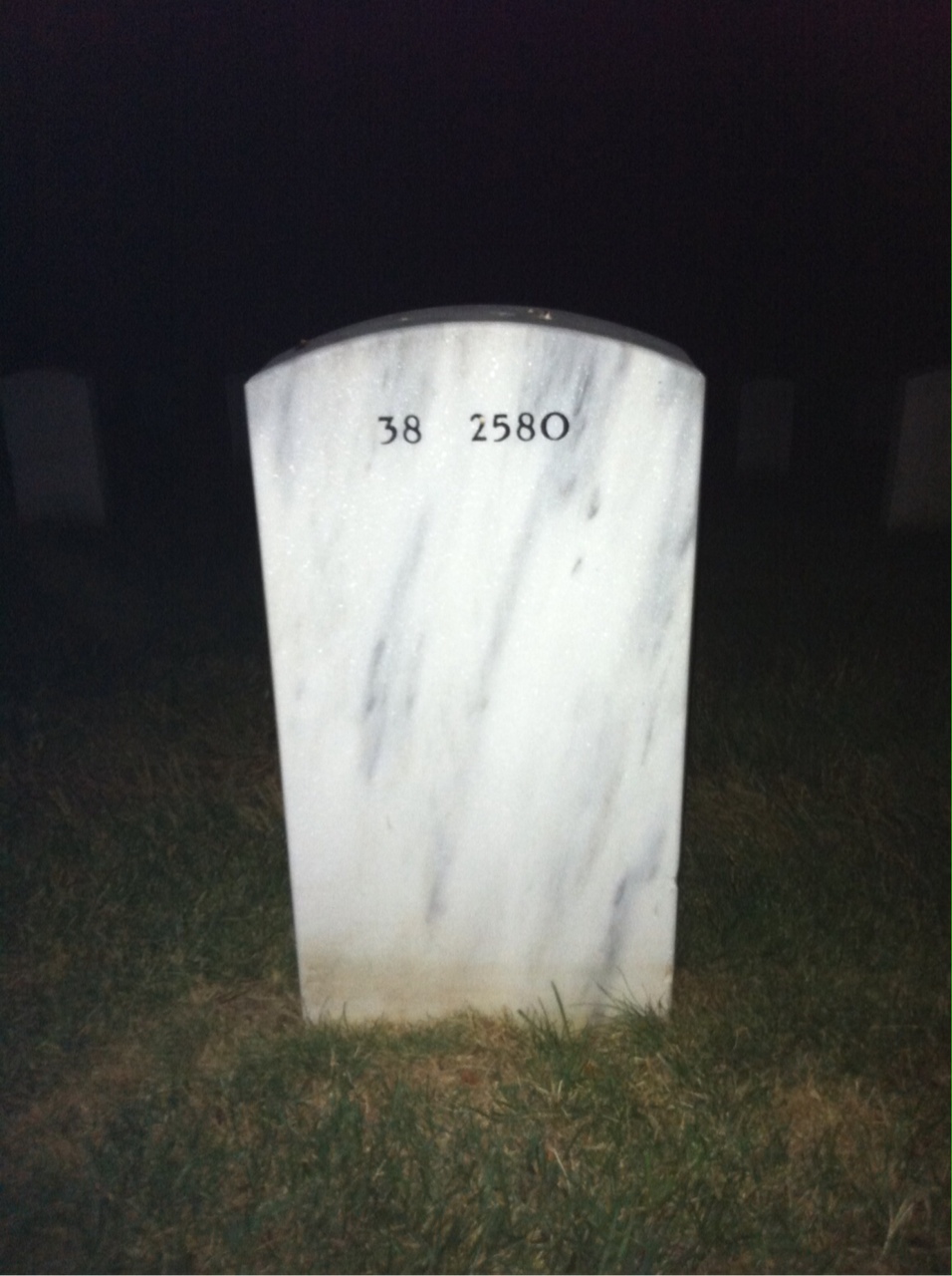 Back of headstone — Jimmy Creekmore