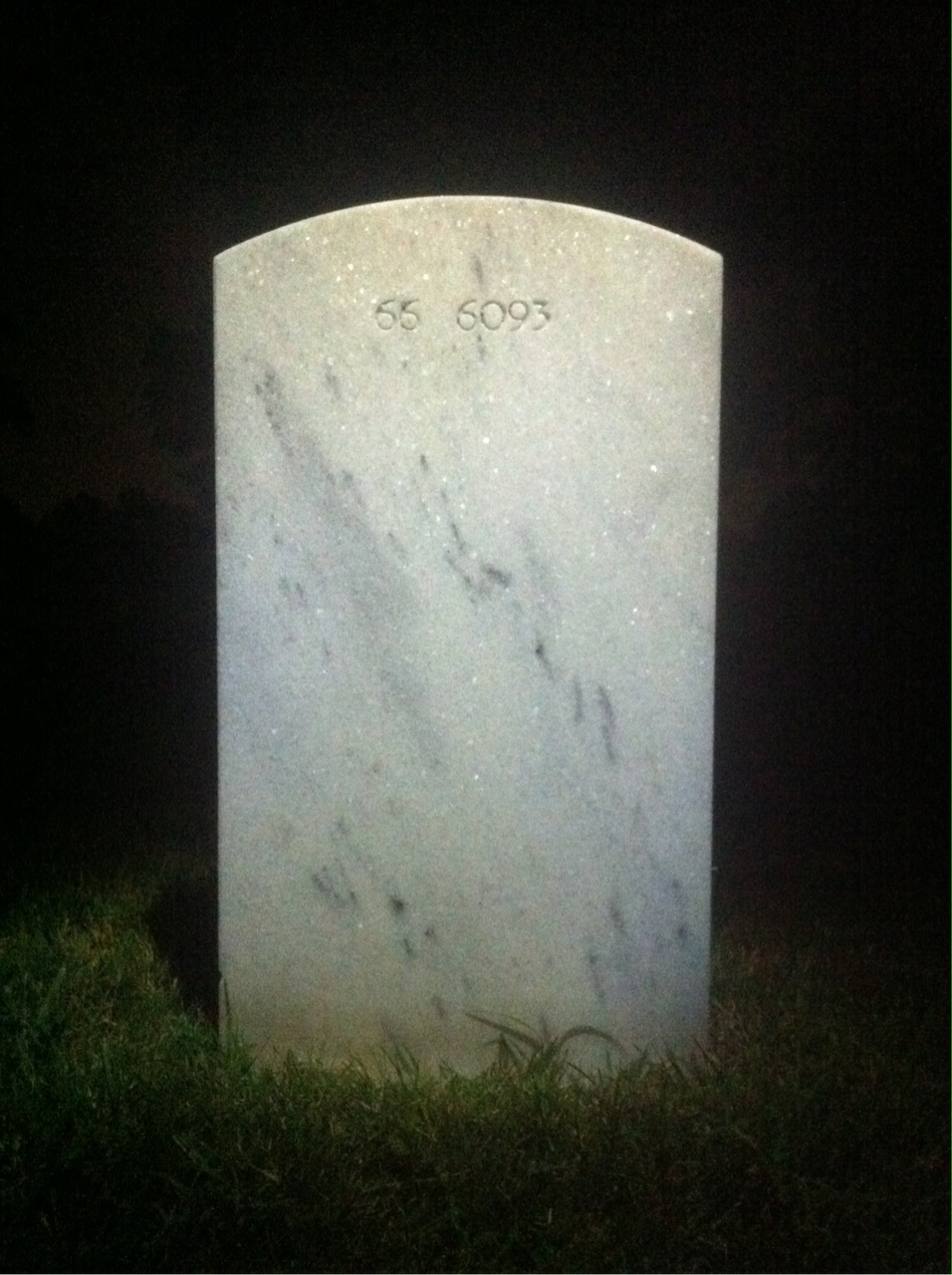 Back of headstone — Theodore A Fuller