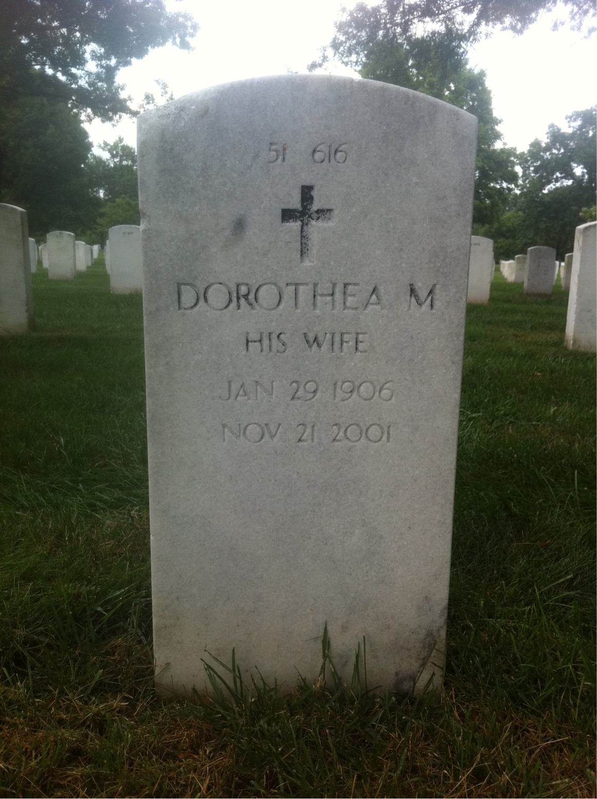 Back of headstone — John G Lewis