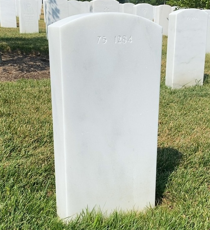 Back of headstone — William Talbert Nelson