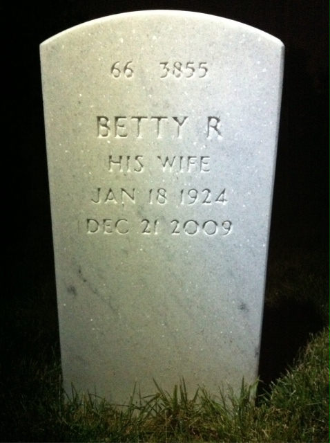 Back of headstone — Edward Birbeck