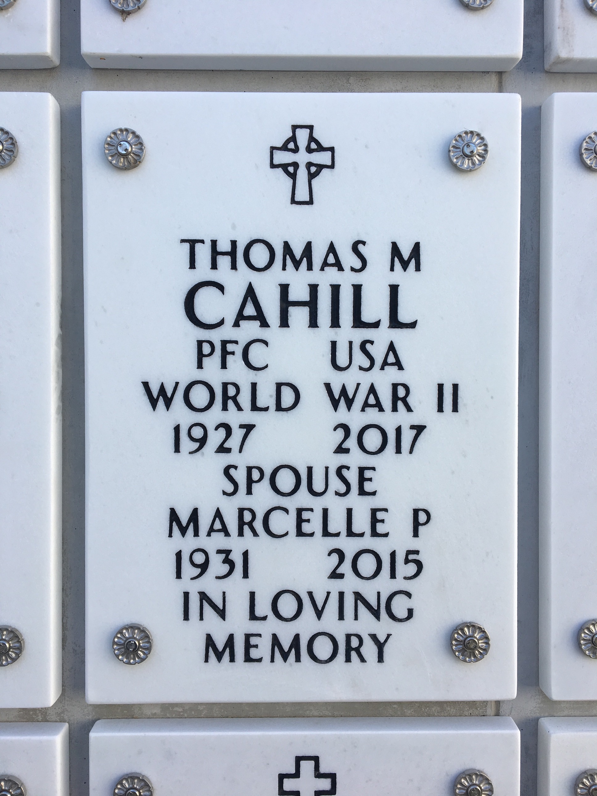 Thomas M Cahill