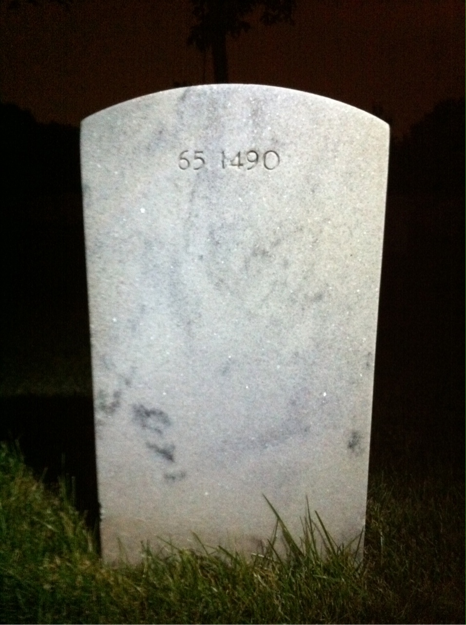Back of headstone — Henry Altenberg