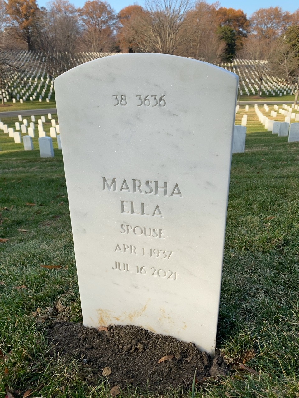 Back of headstone — James Souder