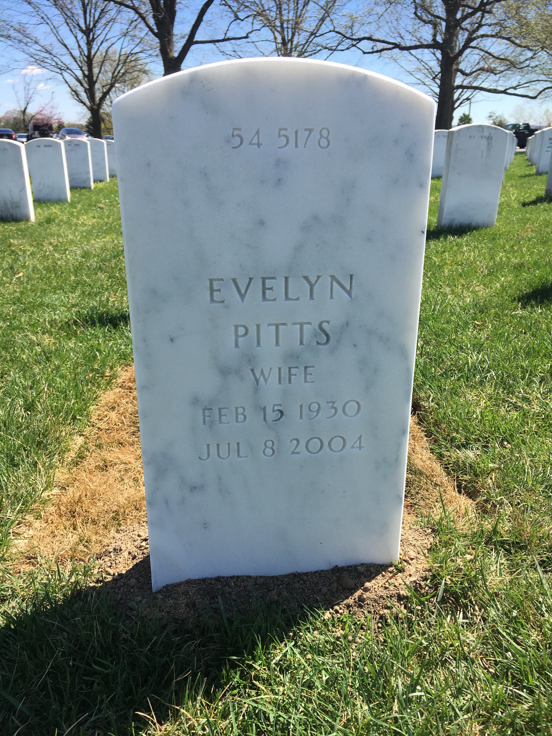 Back of headstone — Edward Payne