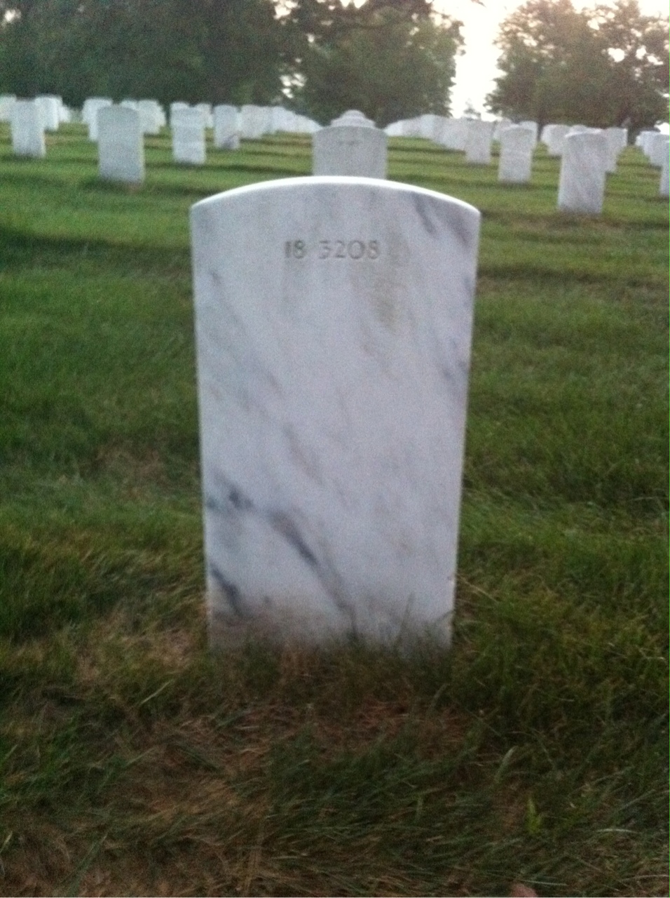 Back of headstone — Henry Bielenberg