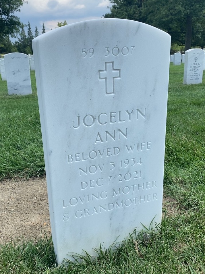 Back of headstone — Robert Brown