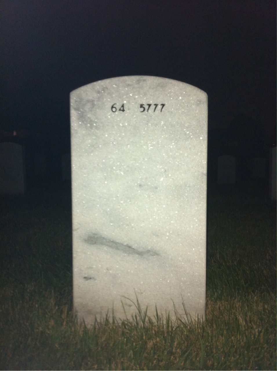Back of headstone — Karl Keller