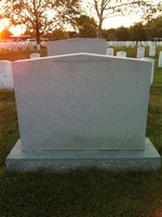 Thomas Amos — Headstone Back
